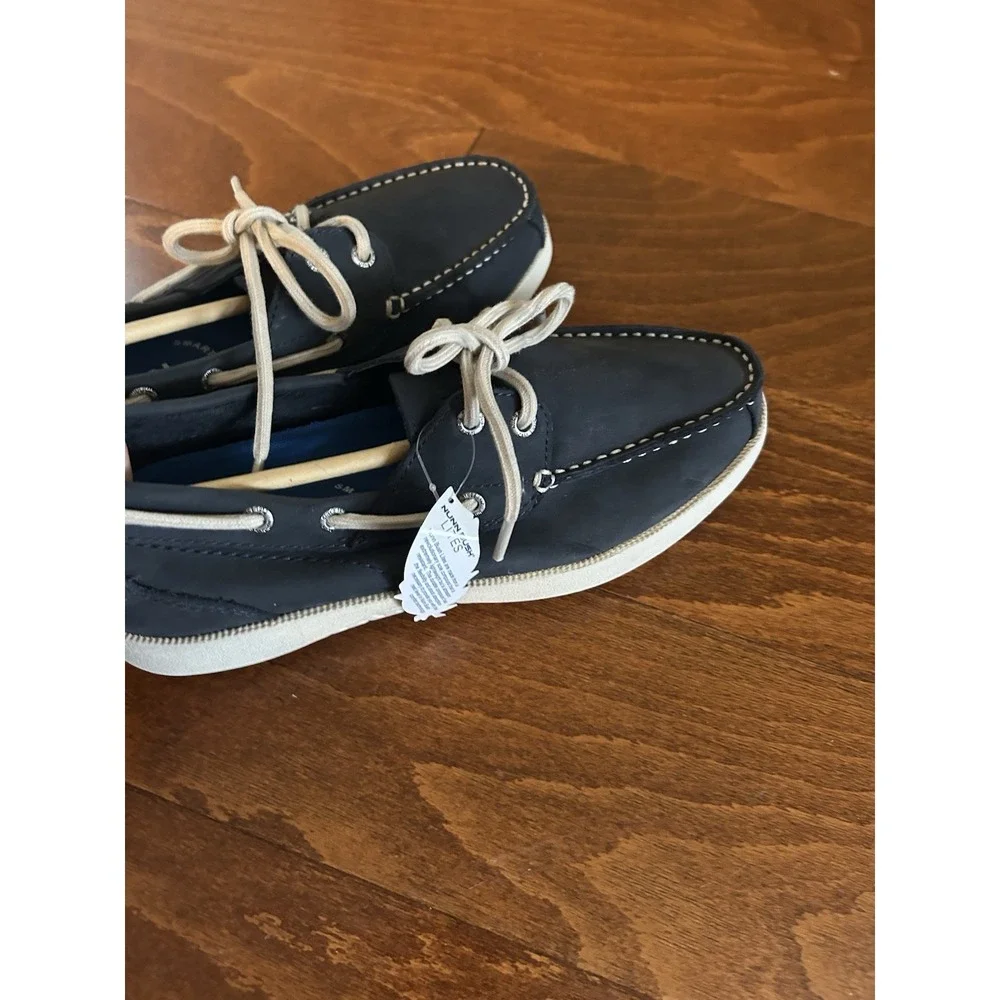 Nunn Bush mens Leather Two Eye Oxford Lace Up‎ Boat Shoes NEW Size 7